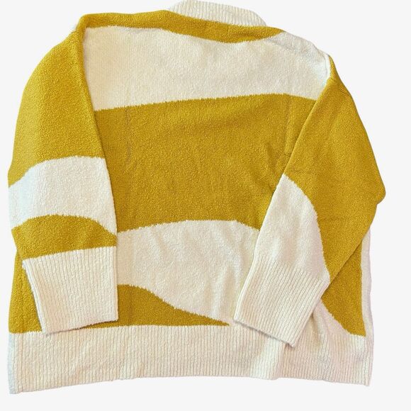 NWT Ava & Viv Sweater Women's Plus Size 2X Lime Swirl Knit Pullover Cozy New - Picture 10 of 14